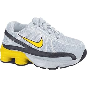 Toddler's Nike Shox Turbo 7 (Metallic/Silver-Tour/Yellow)