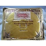 Spa Quality 24K Gold Collagen Face Mask - Anti-wrinkle Face Mask for Moisturizing, Firming, Hydrating, & Regeneration (Pack of 5) By Bellisima(TM)