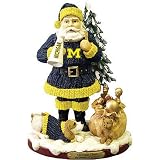 Michigan Wolverines NCAA Santa's Cheer Figurine by The Memory Company