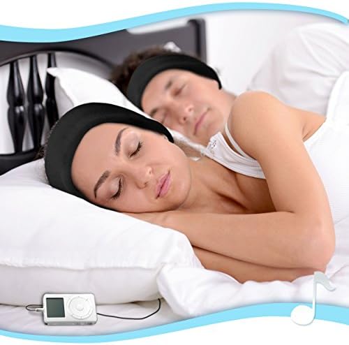 Sleeptight Headphones Let You Sleep or Relax While Listening to Your Favorite Music, Podcasts, Audiobooks or Meditations. Black, One Size Fits Most.