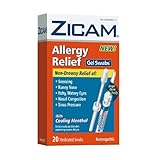 Zicam Allergy Relief Gel Swabs, 20-Count Box