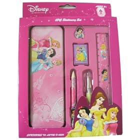 Disney Princess - Stationery - 6 Piece Pen and Pencil Set