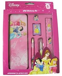 Disney Princess Stationery Supplies 6 pcs set
