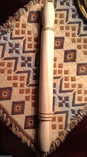 New 13 Inch Wooden Dough Rolling Pin Rodillo De Madera Tortilla Flat Bread #pin 13 inch