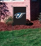 TORONTO BLUE JAYS OFFICIAL LOGO GARDEN FLAG + STAND