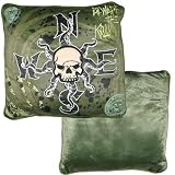 Pirates Caribbean Kraken Decorative Pillow - Green (12x12")