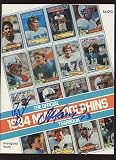 1984 NFL Miami Dolphins Football Yearbook Autographed Dan Marino & Don Shula - Autographed NFL Magazines