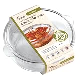 Microwise ecoChef microwave Casserole Dish, 1.25 litre - stain free - virtually unbreakable