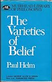 The varieties of belief