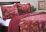 Dreams Framboise Quilt Handmade Cotton OS Queen