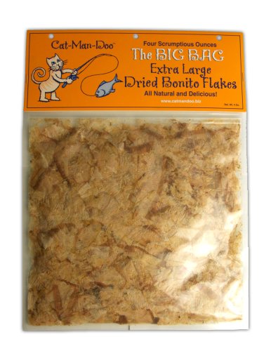Cat-Man-Doo Extra Large Bonito Flakes: 4 oz Big Bag
