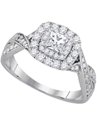1.00CTW-DIA 0.35CT-CPR BRIDALRING
