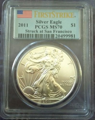 2011 (S) PCGS MS 70 Silver Eagle-image