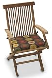 16.5"w Outdoor Cushion For East Indies Side Chair, 2"Hx16.5"Wx15"D, BERRINGER CHOCO