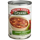 Muir Glen Soup Classic Minestrone, 14.4-Ounce Cans (Pack of 12)