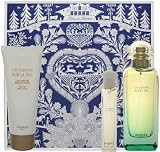 Un Jardin Sur Le Nil by Hermes 3 Piece Set Includes: 3.3 oz Eau de Toilette Spray + 0.5 oz Eau de Toilette Travel Spray + 2.5 oz Perfumed Body Lotion