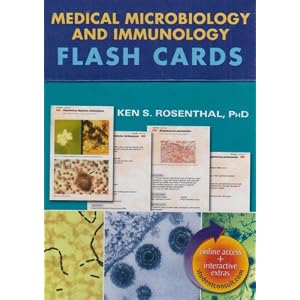 Click here to buy Medical Microbiology and Immunology Flash Cards by Ken S. Rosenthal PhD.