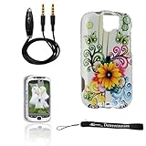 WHITE FLOWER BUTTERFLY Crystal Protective Hard Plastic Graphic Case for T-M ....