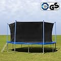 Kinetic Gartentrampolin mit Sicherheitsnetz und Leiter, Gr��en von 3,70m - 4,90m