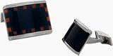 Men's Black Onyx & Red Cornelian Cufflinks