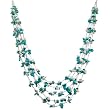HinsonGayle "Kayla" Handwoven Five-Strand Cultured Pearl and Turquoise Necklace (Artisan Collection)