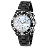 Swiss Legend Men's 30050-BKWSR Karamica Collection Chronograph Black Ceramic Watch