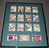 Miami Dolphins Super Bowl Heroes Framed 16x20 Card Set Shula Csonka Buoniconti - Framed NFL Photos, Plaques and Collages
