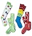 M & M Knee High Socks Teen Girls or Women Fits 9-11 Shoe Size 4-10 (4 Pair)