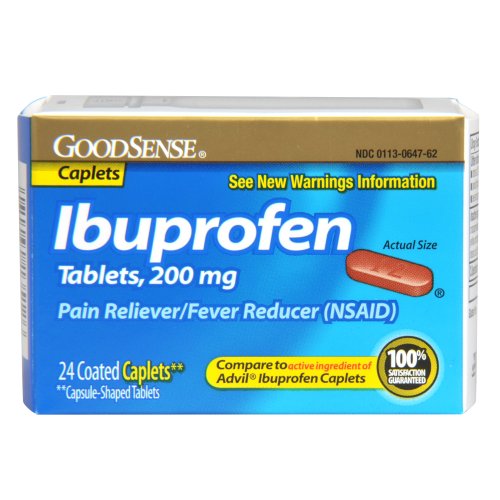 Sale Good Sense Ibuprofen Caplets, 200 mg, 24Count Deals Buy