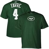 Reebok New York Jets #4 Brett Favre Green Player T-shirt
