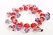 Red Hat Lady Society / Bracelet / Red Hat Charms & Beads