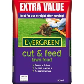 EverGreen Cut and Feed 500m sq Lawn Food Bag