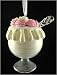 Strawberry & Vanilla Ice Cream Sundae Christmas Ornament