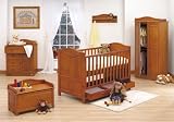Tutti Bambini Jake Room Set-Antique Pine + FREE Glider & Stool
