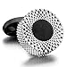 Men's 2 PCS Rhodium Plated Cufflinks Silver Tone Black Mesh Shirt Wedding Business 1 Pair Set