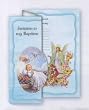 Cromo Baptism Invitation - Guardian Angel - Holy Spirit - Boy - ENGLISH - 100 per pack - Envelopes Included