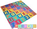 "A+ Grade" Soft Odourless Puzzle Play Mat 26 Alphabet & 10 Number Jigsaw