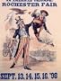 AN AMERICAN TRIUMPH ROCHESTER FAIR UNCLE SAM WAR SMALL VINTAGE POSTER REPRO