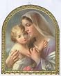 Madonna of the Lilies Plaque, 9.5" x 7.5" - MADE IN ITALY