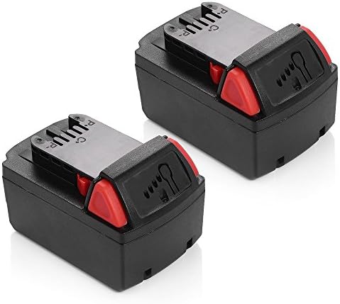 Power Tool Battery New Two (2) For MILWAUKEE 18V 18 Volt M18 48-11-1840 Red Lithium XC Battery Pack