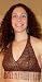 Copper Brown Beaded Bra/Bra Cover with Fringe