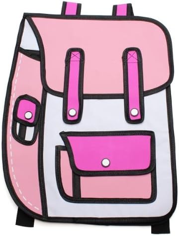 Girls/Boys 3D Cartoon Comics Backpack Schoolbag