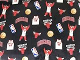 Chicago Bulls Polar Fleece - Allover Print 035