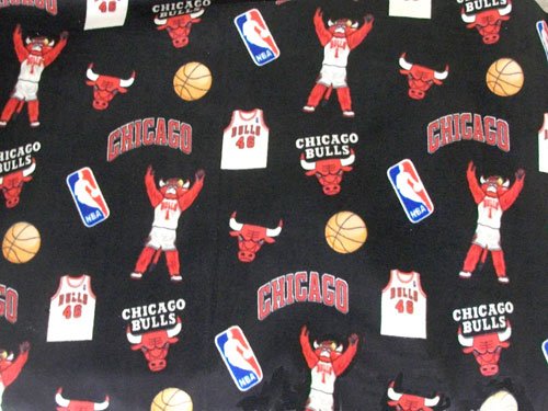Chicago Bulls Polar Fleece - Allover Print 035