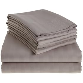 Hotel Fine Linens 1000-Thread Count 6-Piece Egyptian Cotton Sheet Set
