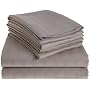 Hotel Fine Linens 1000-Thread Count 6-Piece Egyptian Cotton King Sheet Set, Taupe