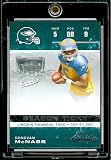 2007 Playoff Contenders # 74 Donovan McNabb - Philadelphia Eagles - NFL Football Trading Card in Protective Display Case