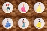 LOT (6) DISNEY PRINCESS BODY POSE SET DRAWER PULLS KNOBS