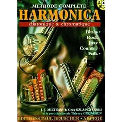 M�thode compl�te d'harmonica diatonique & chromatique - J.J. Milteau + CD - Beuscher