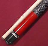 58 2 Pce Maple Pool Cue Stick Billiard 18 Ounce Red